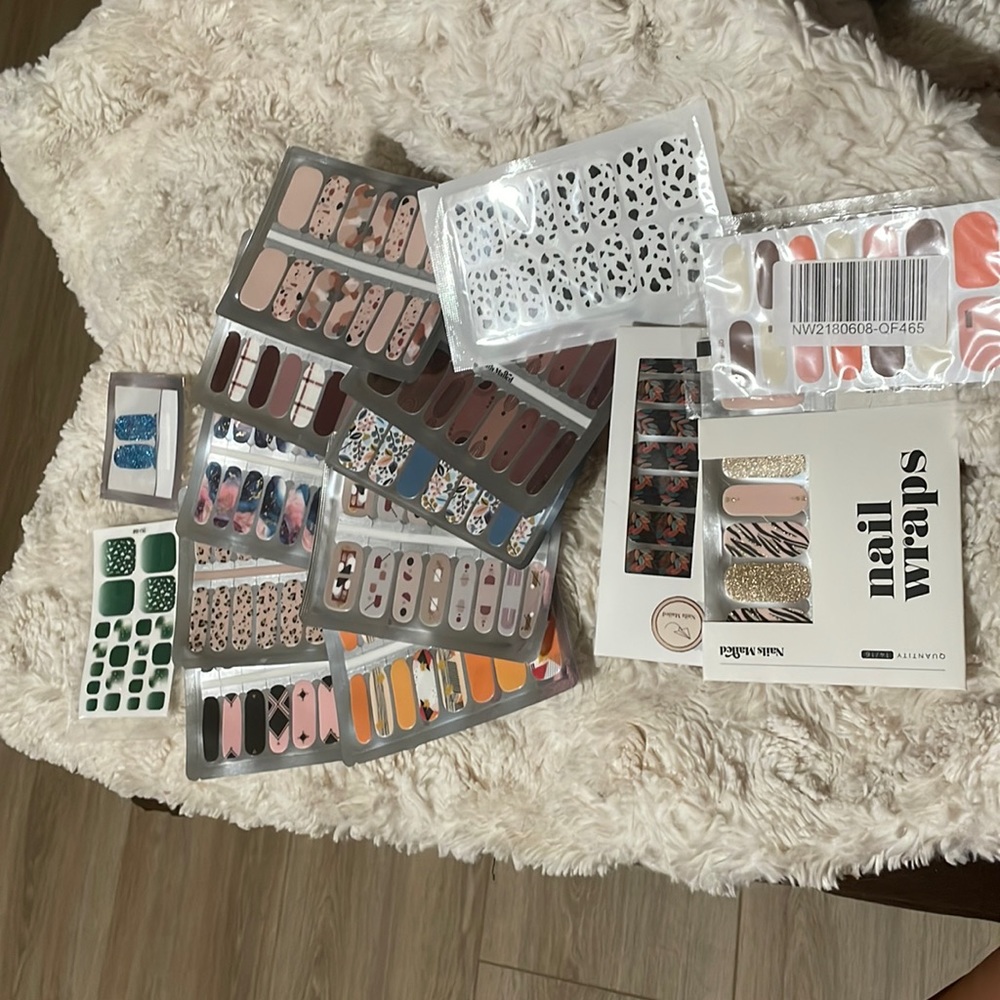 Misc nail wraps